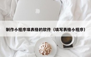 邳州制作小程序填表格的软件（填写表格小程序）
