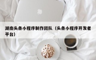 邳州湖南头条小程序制作团队（头条小程序开发者平台）